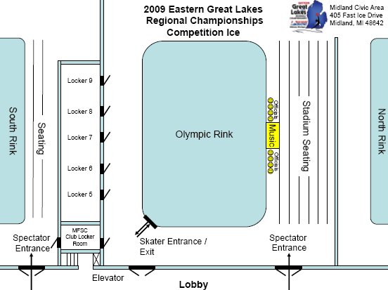 olympic rink and locker rooms